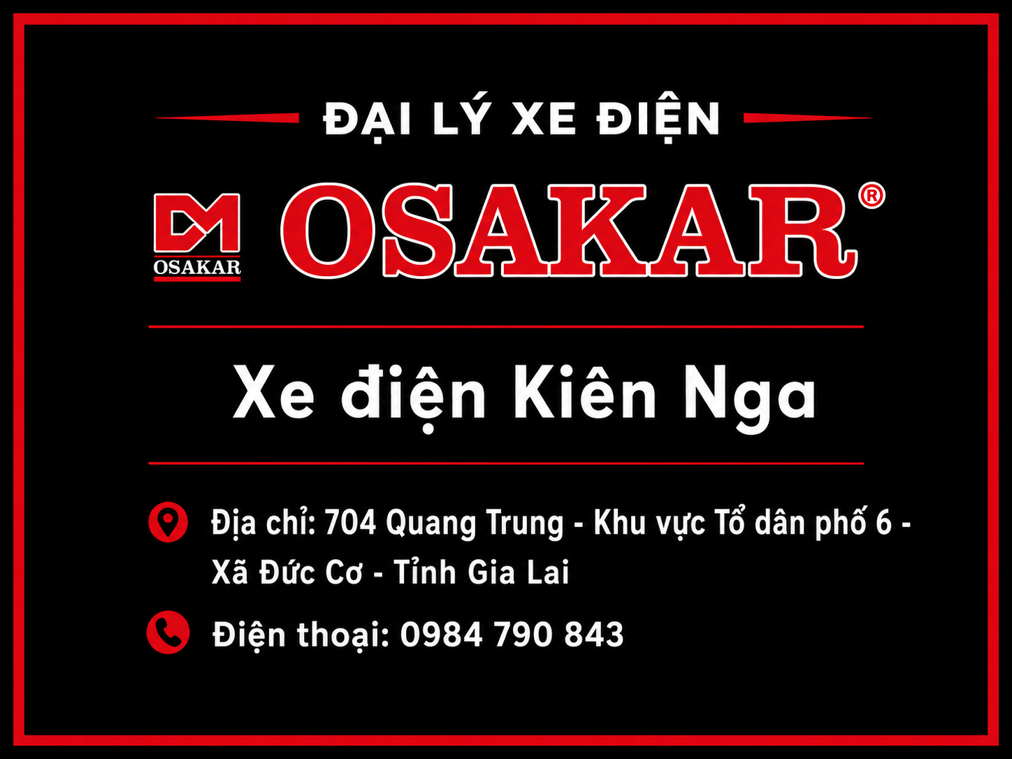 Không gian trưng bày xe điện hiện đại và bài trí khoa học tại đại lý Kiên Nga.
