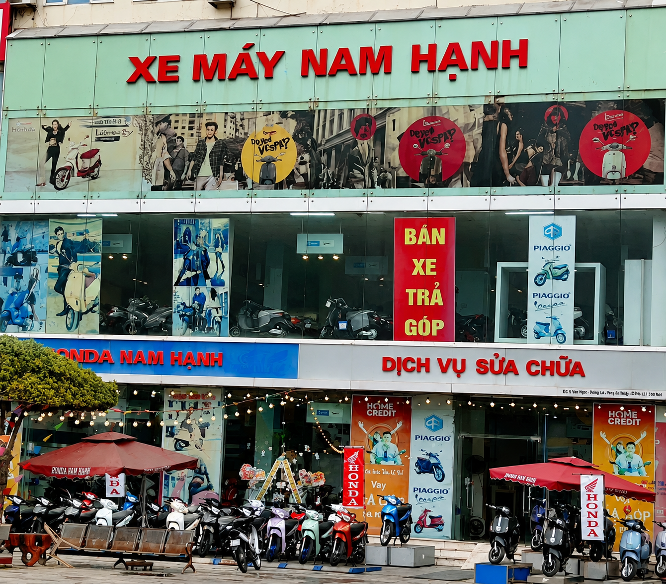 Cửa hàng xe điện Nam Hạnh.