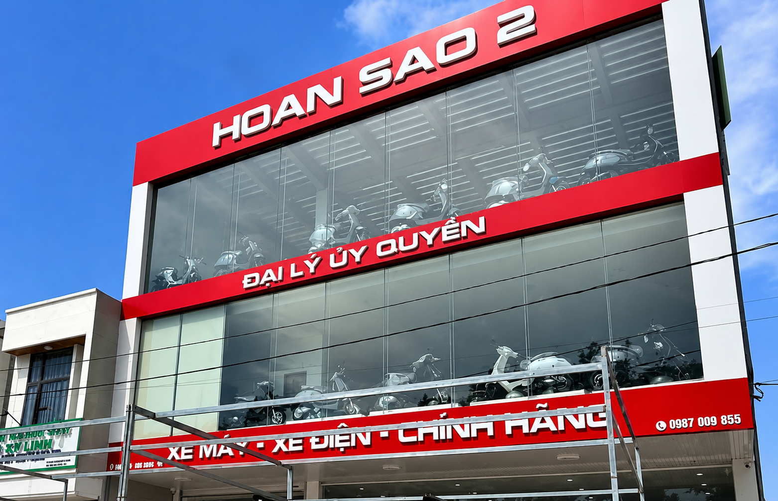 Cửa hàng Xe điện Hoan Sao tại khu vực Hải Dương cũ.
