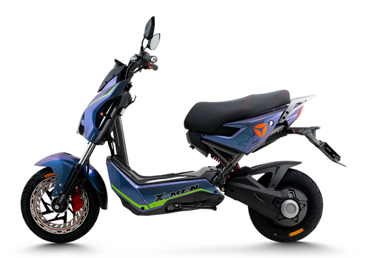 Yadea Xmen Neo mang phong cách thể thao đặc trưng với mặt nạ chữ X