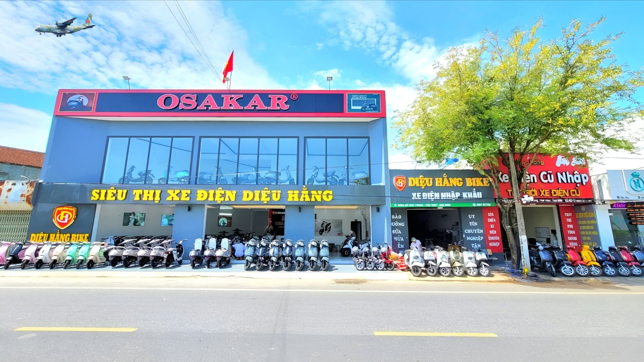 Cửa hàng xe điện Diệu Hằng.