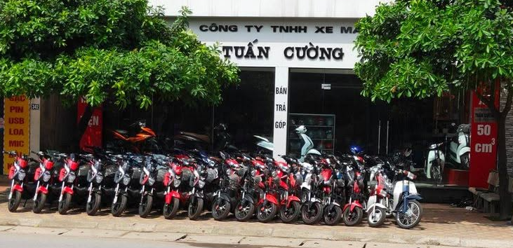 Cửa hàng xe điện Tuấn Cường.