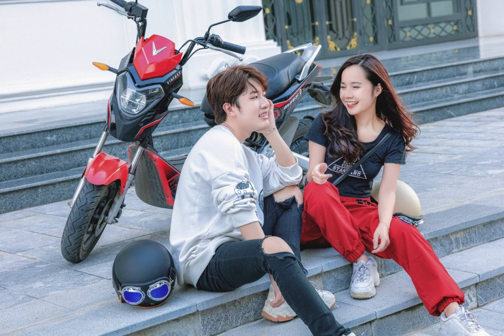 Xe máy điện VinFast Ludo năng động cho nam sinh cấp 3
