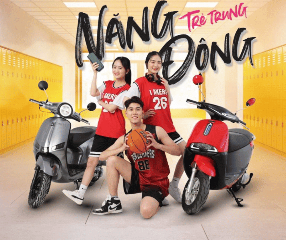 DK Gogo New đang gây sốt trên thị trường xe Việt Nam với thiết kế sắc nét, sang trọng nhưng vẫn phù hợp với túi tiền học sinh