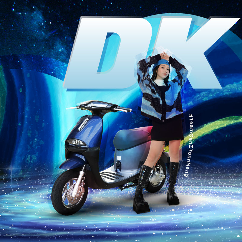 DK Gogo New là xe máy điện cho học sinh cấp 3 nam với thiết kế sắc nét 