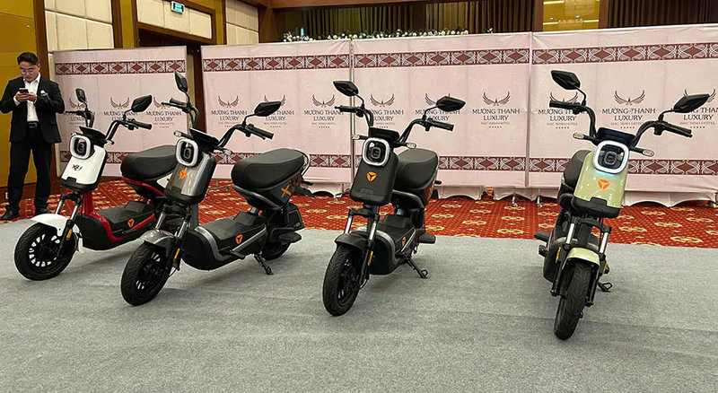 Yadea X-Sky là xe máy điện cho học sinh cấp 3 nam có thiết kế gầm cao thể thao 