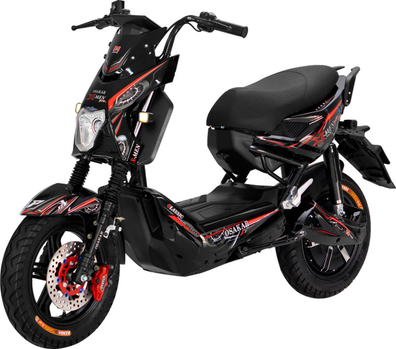 OSAKAR Xmen Pro X là xe máy điện cho học sinh cấp 3 nam với thiết kế thể thao góc cạnh
