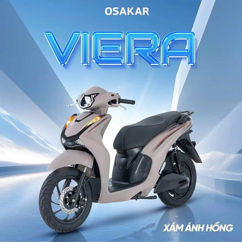 Xe điện cho học sinh cấp 3 nam OSAKAR Viera nổi bật với công nghệ kết nối thông minh 