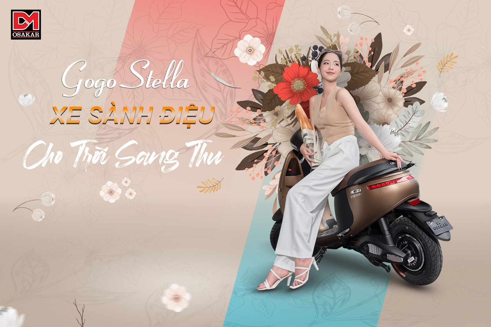 Xe điện OSAKAR Gogo Stella phù hợp với người dùng ưu tiên thiết kế thanh lịch, nhiều tiện ích và khả năng di chuyển thuận tiện trong thành phố.